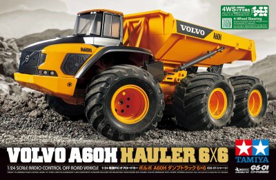 Zoom bild av TAMIYA 1/24 R/C Volvo A60A Hauler 6x6 (G6-01)