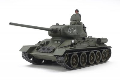 Zoom bild av RUSSIAN MEDIUM TANK T-34-85. SKALA 1/48