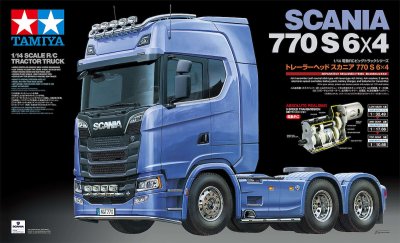 Zoom bild av TAMIYA 1/14 R/C Scania 770 S 6x4