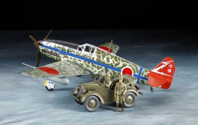 Zoom bild av 1/48 KAWASAKI KI-61-ID HIEN (TONY) & 4X4 LIGHT
