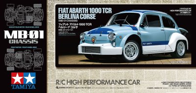 Zoom bild av TAMIYA 1/10 R/C Fiat Abarth 1000TCR Berlina Corsa (MB-01)