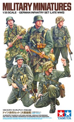 Zoom bild av TAMIYA 1/35 German Infantry Set (Late WWII)