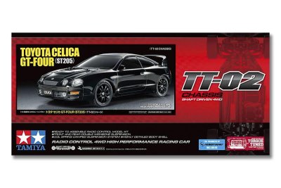 Zoom bild av TAMIYA 1/10 R/C Toyota Celica GT-FOUR (ST205) (TT-02)