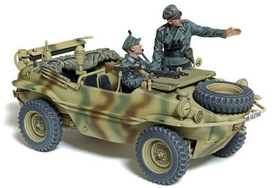 Zoom bild av TAMIYA 1/35 German Schwimmwagen Type 166 (Wide Wheel Ver