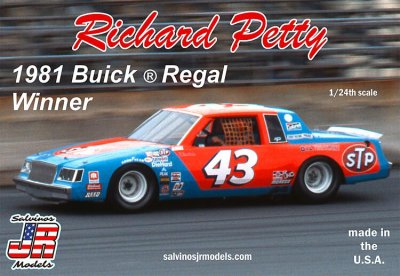 1981 BUICK REGAL WINNER RICHARD PETTY SKALA 1/24