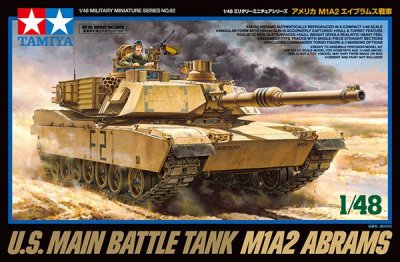 Zoom bild av M1A2 ABRAMS. SKALA 1/48