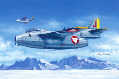 Zoom bild av 1/48 SAAB J-29F Tunnan