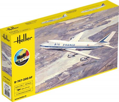 Zoom bild av Air France B-747 startersæt 1/125