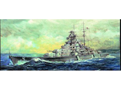 Zoom bild av 1/700 Bismarck 1941