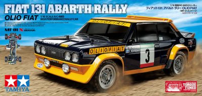 TAMIYA 1/10 R/C Fiat 131 Abarth Rally Olio Fiat (MF-01X)