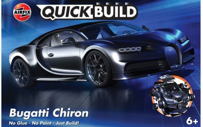 Zoom bild av Airfix Quickbuild Bugatti Chiron, black
