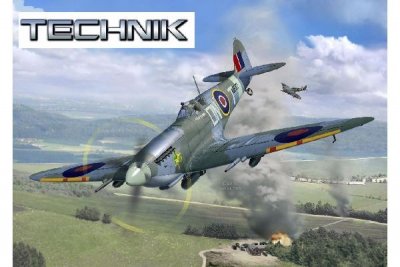 Zoom bild av SUPERMARIN SPITFIRE MK.IXC, TECHNIK SKALA 1/32.