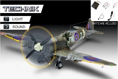 Zoom bild av SUPERMARIN SPITFIRE MK.IXC, TECHNIK SKALA 1/32.