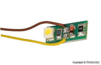 House illumination with 1 LED warm-white