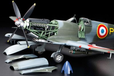 Zoom bild av SUPERMARINE SPITFIRE Mk. IXc. L 302mm. SKALA 1/32