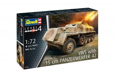 Zoom bild av 1943 sWS MIT 15CM. PANZERWERFER 42. 222 DELAR L=100mm. NIVÅ 4 AV
