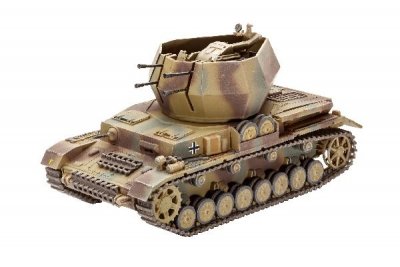 Zoom bild av 1944 FLAKPANZER IV WIRBELWIND 2cm.FLAK38. 190 DELAR L=85mm. NIVÅ