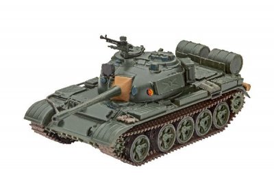 Zoom bild av 1958 SOVIET T-55A/AM. 131 DELAR L=124mm. NIVÅ 4 AV 5. SKALA 1/72