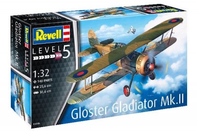 Zoom bild av GLOSTER GLADIATOR MK. II. SKALA 1/32