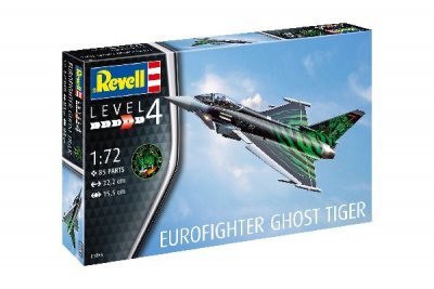 Zoom bild av 2018 EUROFIGHTER "GHOST TIGER". SKALA 1/72. 85 DELAR. STORLEK: 2