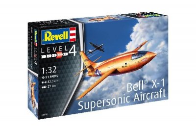 Zoom bild av 1946 BELL-X1 SUPERSONIC AIRCRAFT. SKALA 1/32. 51 DELAR 323x270mm