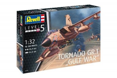 Zoom bild av 1979 TORNADO GR.1 GULF WAR. SKALA 1/32. 280 DELAR. 551x440mm.