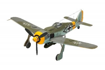 Zoom bild av 1941 FOCKE WULF Fw190 F-8. SKALA 1/72. 46 DELAR. STORLEK: 123X14