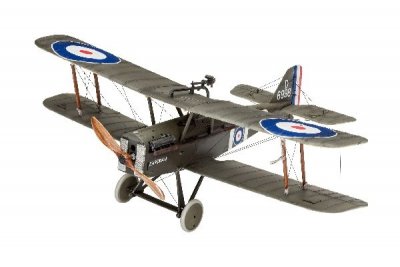 Zoom bild av 1918 BRITISH S.E. 5a. 104 DELAR, 133x169 mm. NIVÅ 4 AV 5. SKALA