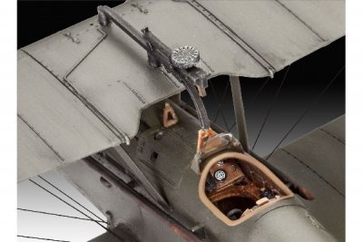 Zoom bild av 1918 BRITISH S.E. 5a. 104 DELAR, 133x169 mm. NIVÅ 4 AV 5. SKALA