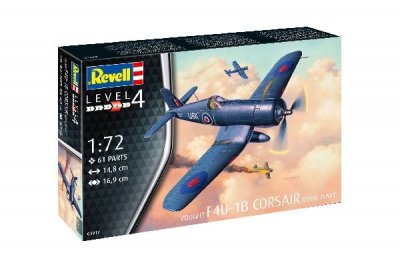 Zoom bild av 1942 F4U.18 CORSAIR ROYAL NAVY. 61 DELAR. 148x169mm. NIVÅ 4 AV 5