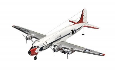 Zoom bild av C-54D THUNDERBIRDS 1942 (USA). SKALA 1/72. PLATINUM-EDITION.