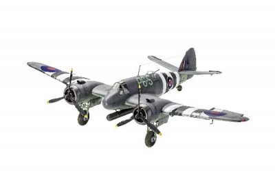 Zoom bild av 1940 BRISTOL BEAUFIGHTER TF.X. SKALA 1/48. 188 DELAR. 266x367mm.