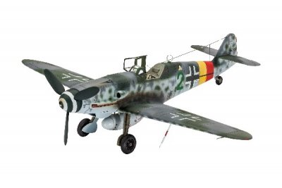 Zoom bild av 1944 MESSERSCHMITT Bf109 G-10. SKALA 1/48. 40 DELAR. 189x206mm.
