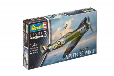 Zoom bild av 1938 SPITFIRE Mk.II. SKALA 1/48. 34 DELAR. 188x225mm.