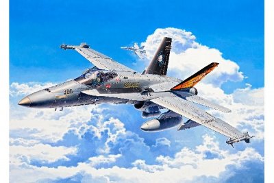 Zoom bild av 1986 F/A - 18C HORNET. SKALA 1/72. 88 DELAR. STORLEK: 235X173mm.