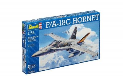 Zoom bild av 1986 F/A - 18C HORNET. SKALA 1/72. 88 DELAR. STORLEK: 235X173mm.