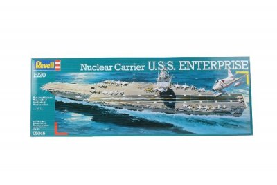 Zoom bild av USS ENTERPRISE 1961. 102 DELAR L=480mm. NIVÅ 4 AV 4. SKALA 1/720