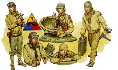 1/35 US Tank Crew, Europe, 1944