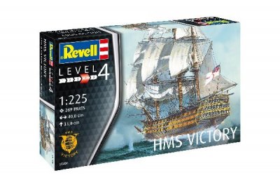 Zoom bild av HMS VICTORY 1778. 269 DELAR. 400X330mm. NIVÅ 4 AV 5. SKALA 1/225