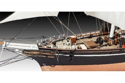 Zoom bild av CUTTY SARK 1870. 698 DELAR. 914X558mm. NIVÅ 5 AV 5. SKALA 1/96