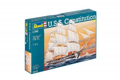 Zoom bild av USS CONSTITUTION 1797. 191 DELAR 435X294mm. NIVÅ 5 AV 5. SKALA 1
