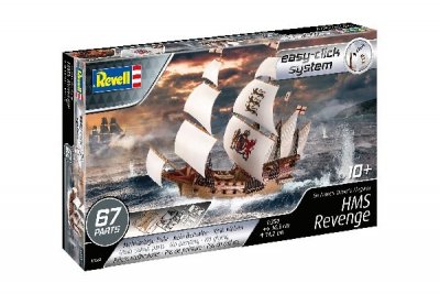 Zoom bild av GÅVOSET: HMS REVENGE. SKALA 1/350