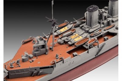 Zoom bild av GÅVOSET HMS HOOD SKALA 1/720. 206 DELAR, LÄNGD 361mm. MED LIM,FÄ