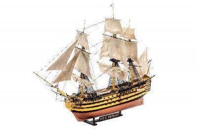 Zoom bild av GÅVOSET: HMS VICTORY BATTLE OF TRAFALGAR. SKALA 1/225