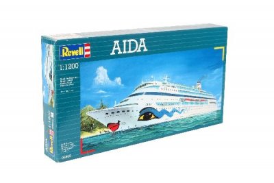 Zoom bild av AIDA 1996. 28 DELAR. L=161mm. NIVÅ 3 AV 5. SKALA 1/1200