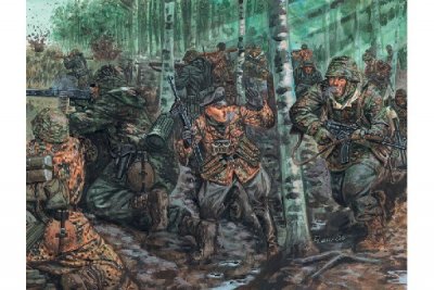 Zoom bild av GERMAN ELITE TROOPS. WWII. 48 st. SKALA 1/72