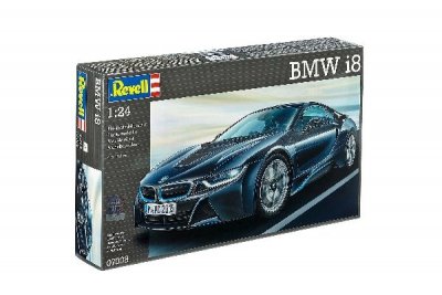 Zoom bild av 2013 BMW i8. 131 DELAR. L=195mm. NIVÅ 4 AV 5. SKALA 1/24