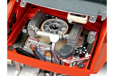 Zoom bild av 1976 ÖPORSCHE 934 RSR. 104 DELAR.L=179mm. NIVÅ 3 AV 5. SKALA 1/2