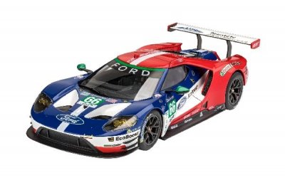 Zoom bild av 2017 FORD GT LE MANS. 88 DELAR. L=204mm. NIVÅ 4 AV 5. SKALA 1/24