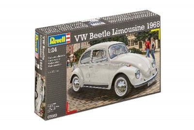 Zoom bild av 1968 VW BEETLE LIMOUSINE. 125 DELAR. L=171mm. NIVÅ 4 AV 5. SKALA